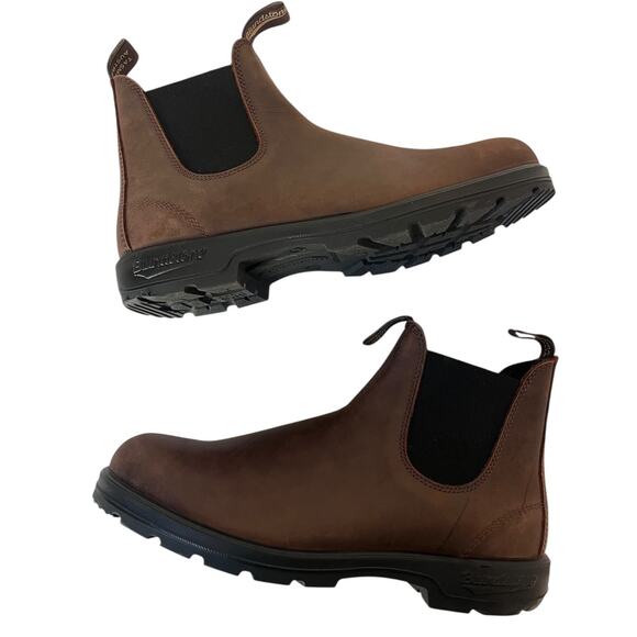Blundstone Classic Chelsea Leather Boot Antique Brown 1609 Size AU 11 US Men 12 - Picture 10 of 11
